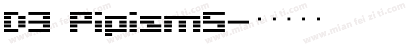 D3 PipismS字体转换
